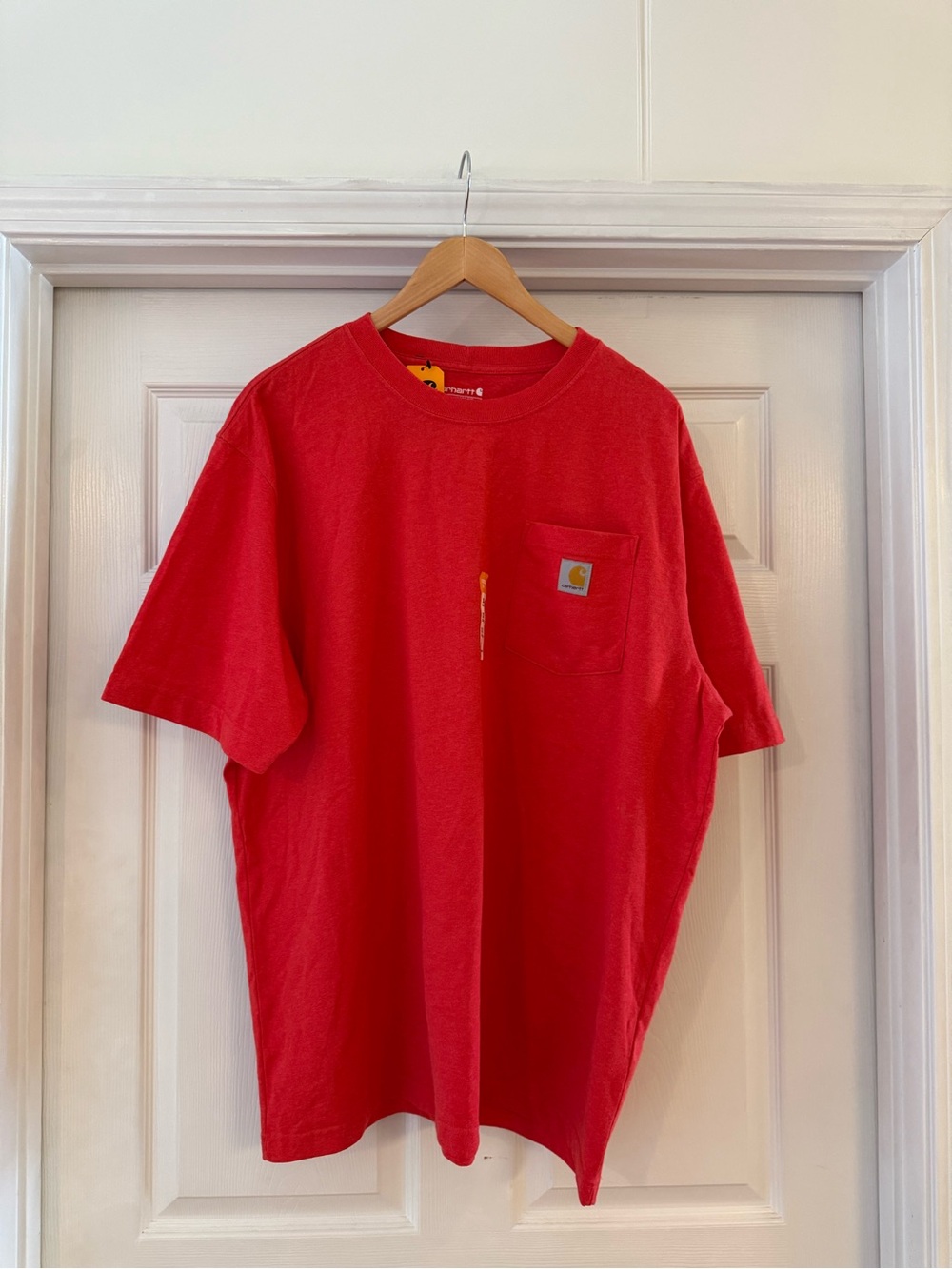 Carhartt Red Short-Sleeve Pocket Tee